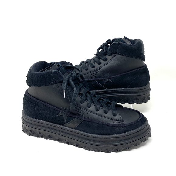 Converse Women's Size 7 169478C Black Ice Pro Leather X2 High Sneakers Lifestyle - Picture 8 of 8